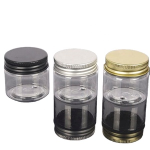Food Grade <b>Clear</b> PET <b>Container</b> Wide Mouth Jar With Black <b>Plastic</b> Lid 150ml 250ml 280ml 350ml 400ml 500mll - Product Image 3