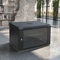 Meilleur rack de serveur de 19 pouces, profondeur 600 mm, 4U 22U, armoire réseau murale en acier SPCC en stock