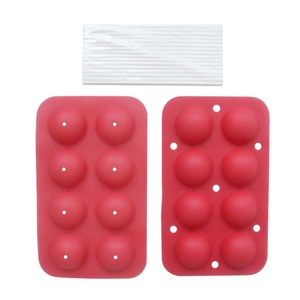 Molde de Silicona para Pastelitos con Forma de Bola Redonda de 8 Cavidades - Product Image 2