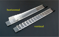 Équipement ophtalmique, optométrie, prisme d'essai, lentille prismatique, prismes verticaux et horizontaux, barre de prismes, outil d'examen de la vue