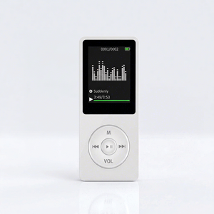 Reproductor MP3 Portátil con Pantalla de 2.4 Pulgadas para Escuchar Música, Cuerpo de Plástico, Color Blanco - Product Image 1