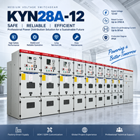 Armoire de commutation triphasée haute tension KYN28A-12 à disjoncteurs extractibles, protection IP4X pour la distribution électrique (vente en gros)