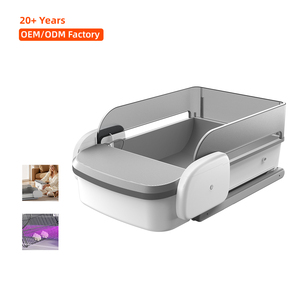 Neue Serie Automatische Katzen toilette Offene Katzen toilette mit selbst reinigender Wifi-Katzen toilette mit App-Steuerung - Product Image 1