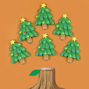 CHENXI 100 pièces Breloques en résine à dos plat Kawaii de Noël, Accessoires en résine pour coques de téléphone DIY à thème dessin animé - Product Image 6