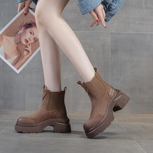 <span class=keywords><strong>Botas</strong></span> de Plataforma con Cordones y Suela Gruesa, <span class=keywords><strong>Botas</strong></span> de Tacón Alto para Mujer, Invierno 2025, <span class=keywords><strong>Botas</strong></span> Casuales, Modernas y Versátiles - Product Image 2