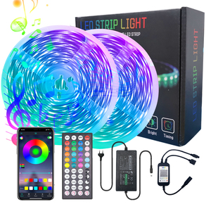 SMD5050 5M 12V Smart IP65 impermeable RGB tira de luz <span class=keywords><strong>LED</strong></span> con aplicación <span class=keywords><strong>Wifi</strong></span> controlado hogar Luz <span class=keywords><strong>Led</strong></span> para decoración tira de luz <span class=keywords><strong>Led</strong></span> - Product Image 2