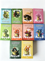 Juego de 50 Bloques de Construcción de Animales con Temática de la Naturaleza, Figuras de Dibujos Animados, Bloques de Ensamblaje Educativos, Juguetes de Manualidades Unisex para Fiestas