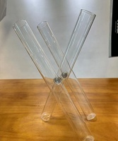 HY Vente en gros Banquet Événements Vase à fleurs cylindrique en verre moderne Pièce maîtresse pour table de mariage