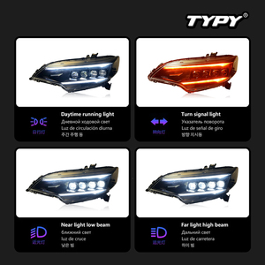 TYPY pour Honda Fit GK5 2014-2020 : Kits de conversion de phares à LED avec feux de jour et clignotants séquentiels - Product Image 4