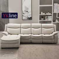 Ensemble de chaises de salon modernes et confortables en cuir nano respirant