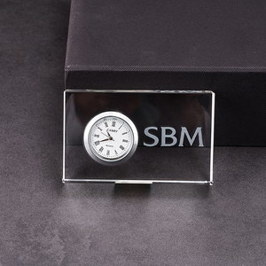 Manufacturers Custom Crystal <strong>Clock</strong> <strong>Clock</strong> Ornaments Indoor <strong>Desk</strong> Crystal Ornaments - Product Image 5