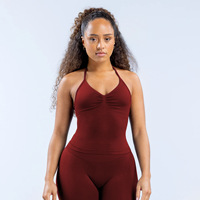Venta caliente mujeres Yoga Chaleco con copas Sling deportes Tops gimnasio Fitness ropa correr camiseta ropa deportiva entrenamiento Activewear Logo