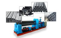 Machine à rouler les tubes CNC entièrement automatisée RAYMAX, machine à rouler les tôles à trois rouleaux pour le traitement des métaux