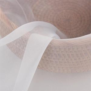 Voile en tissu organza ultra-fin mat crypté pour robe de mariée, jupe en tulle, rideau, usage féminin, polyester/nylon en stock - Product Image 1