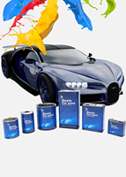 Pintura metálica para coche, 1K, blanco, negro, rojo, verde, amarillo, rosa, azul
