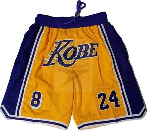 Hot Selling Usa Basketball 30 Teams Shorts Geborduurde Zak Gewoon Don Basketbal Shorts - Product Image 1