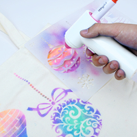 Kit d'aérographe personnalisé, stylo de pulvérisation de couleur à base d'eau, sans fil, rechargeable, marqueur électrique, peinture en aérosol, stylo de peinture graffiti