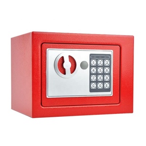 Mini Safe <b>Box</b> Electronic Digital <b>Lock</b> Black Cube Shape for Home Office Jewelry Cash Storage <b>with</b> Coin Slot - Product Image 1