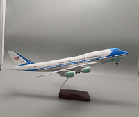 Modèle d'avion en résine réaliste, Boeing 747 Air Force One, échelle 1/150, cadeau d'affaires