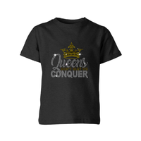 Transfert thermocollant de strass pour T-shirt, motifs brillants d'empowerment féminin
