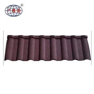 Wholesale Factory Price OEM Hot Selling Building Roofing Material Milano Color Stone Coated Steel Metal Roof Tile