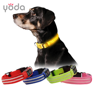Pet Cat Dog leash necklace flashing light waterproof 360 Degree Glowing USB Rechargeable luminous Safety LED Dog Collar