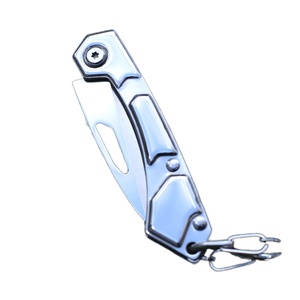 Cuchillo Plegable Multiherramienta Promocional de Bolsillo Pequeño para Supervivencia al Aire Libre con Clip para Situaciones de Emergencia - Product Image 1