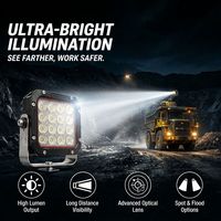 Luz de Trabajo LED IP69K con Certificación ISO EMC para Maquinaria de Minería, Excavadoras, Canteras, Uso Pesado - Iluminación LED Industrial