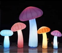 Champignon gonflable géant de Bush de champignon de prix usine avec l'éclairage mené pour le décor d'événements de partie