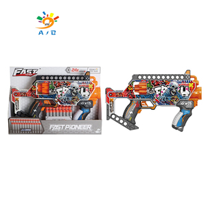 Pistola Eléctrica <span class=keywords><strong>de</strong></span> Juguete AJB Tipo Uzi con Culata para Juegos Tácticos al Aire Libre, Balas <span class=keywords><strong>de</strong></span> Espuma Suave, Juguete Electrónico para Niños Mayores <span class=keywords><strong>de</strong></span> 14 Años - Product Image 1