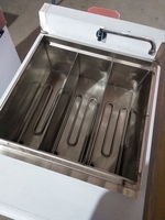 Cuiseur à pâtes en acier inoxydable, Machine à pâtes électrique à Six trous pour usage Commercial