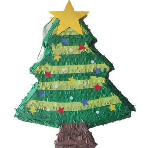 Hot Sale Pinata New Design Jumbo Size Foldable Christmas Tree Pinata Candy Wrap Supplies Huge Pinatas