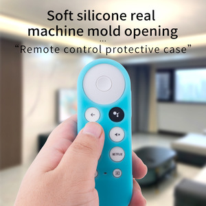 เคสซิลิโคนทนทานสำหรับ <span class=keywords><strong>Google</strong></span> <span class=keywords><strong>TV</strong></span> รีโมทคอนโทรลกันกระแทก, เคสป้องกันระยะไกลแบบเต็มตัวพร้อมเชือกแขวน - Product Image 3