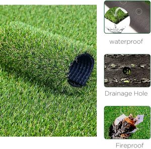 <span class=keywords><strong>LITA</strong></span> Deluxe 3 'X 10' (30 pies cuadrados) Césped artificial Césped sintético realista Pila de 20mm de alto para paisaje interior/exterior - Product Image 4