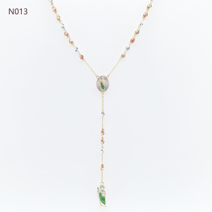 <span class=keywords><strong>Collana</strong></span> 14K <span class=keywords><strong>oro</strong></span> placcato cattolico gesus <span class=keywords><strong>rosario</strong></span> <span class=keywords><strong>collana</strong></span> 3 colori Christian Jesus religiosa - Product Image 5