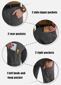 <span class=keywords><strong>Libin</strong></span> Herren Cargo-Arbeitshosen Wander- und Jagdhosen Taktische Hosen |   Schnell trocknend, Sonnenschutz, dehnbar, weich, wasserabweisend, für Outdoor-Camping - Product Image 5