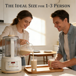Licuadora de Cocina Silenciosa de 220V 600W 1.5L con 10 Programas Preestablecidos y Temporizador de 12H para Leche Vegetal, a Base de Soja, Nueces y Almendras - Product Image 3