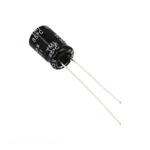 Condensateur radial traversant 1 µF B43821F2105M7 en aluminium 1 µF 20 % 250 V - Product Image 1