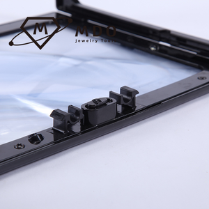 Lupa plegable portátil con luz Led A4 página completa 3X lupa de escritorio lupa manos libres para lectura - Product Image 6