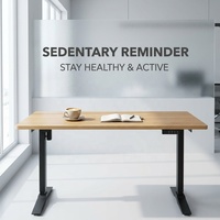 Cadre de bureau électrique moderne en acier inoxydable AOR réglable en hauteur avec verrouillage enfant et rappel de position assise anti-collision