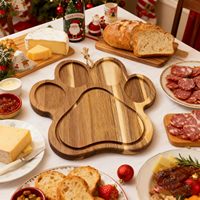 Planche à découper en bois d'acacia pour fromage et planches à découper en bois