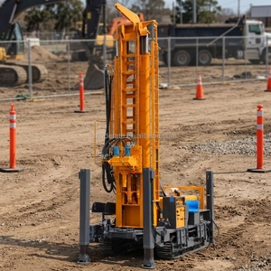 Nouvelle machine de forage rotative portative diesel haute efficacité pour la construction, le forage de puits d'eau et les applications minières sur chenilles - Product Image 1
