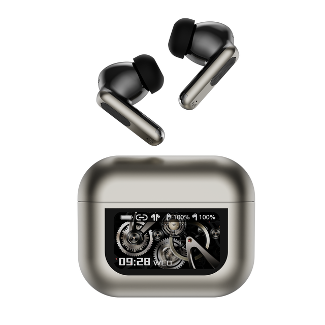 144 Languages AI Real Time Translate  5.4 Screen Touch Audifonos Metal Case ANC ENC Earphone Wireless TWS Earbuds