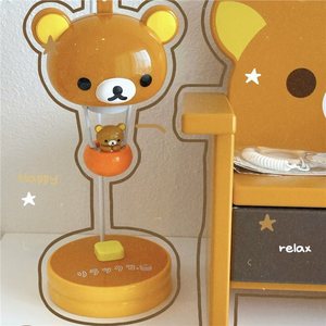 Rilakkuma <b>Balloon</b> Lamp Led Warm White Light USB Powered Tap Control <b>Round</b> Shape Desktop Night Light For Room Decor - Product Image 3