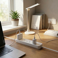 Multiprise conforme aux normes britanniques et africaines, avec un cordon d'extension de 3 mètres, adaptée pour une utilisation à domicile ou au bureau