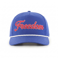 Gorra de Golf Azul Rey Personalizada con Logotipo Bordado en 3D, Transpirable, 100% Algodón, Gorra de Béisbol Deportiva con Cuerda, Fabricante