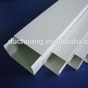 รางครอบสายไฟฟ้าพีวีซี ป้องกันสายไฟ รางพลาสติก รางสายไฟพีวีซี - Product Image 3