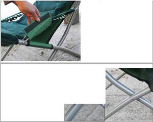 Groothandel Op Maat Draagbare Lichtgewicht Aluminium Opvouwbare Maanstoel Voor Outdoor Camping & Strand Gebruik Voor Strandmeubilair - Product Image 5