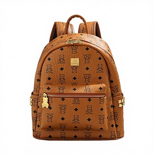 Nouveau <span class=keywords><strong>Sac</strong></span> à <span class=keywords><strong>Dos</strong></span> Sportif d'Été 2026 en Cuir PU Motif Ours Mignon pour <span class=keywords><strong>Femme</strong></span>, Imperméable, Grande Capacité, <span class=keywords><strong>Sac</strong></span> Musical, Fermeture Éclair, Élégant - Product Image 1