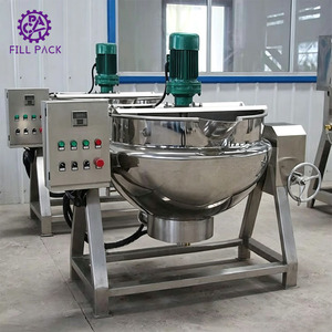 Bouilloire chauffante électrique en acier inoxydable, poêle, Sauce de cuisson, Pot d'aliments, équipement de cuisson avec agitateur, moteur de remplissage inclus - Product Image 3